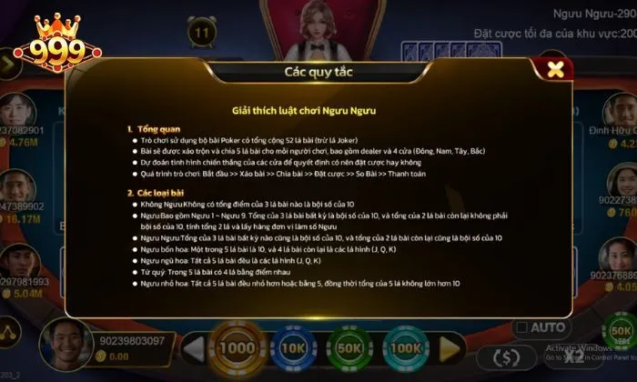 Chi tiết các bộ bài trong Bull Poker đầy đủ nhất 