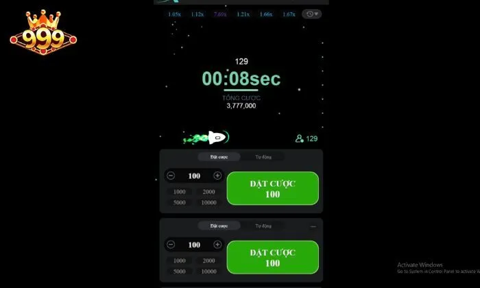 Cách chơi Crash X 999BET dễ hiểu nhất