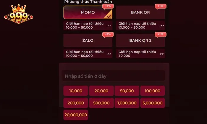 Các bước tham gia khuyến mãi cứu trợ game đặt cửa 1.2%