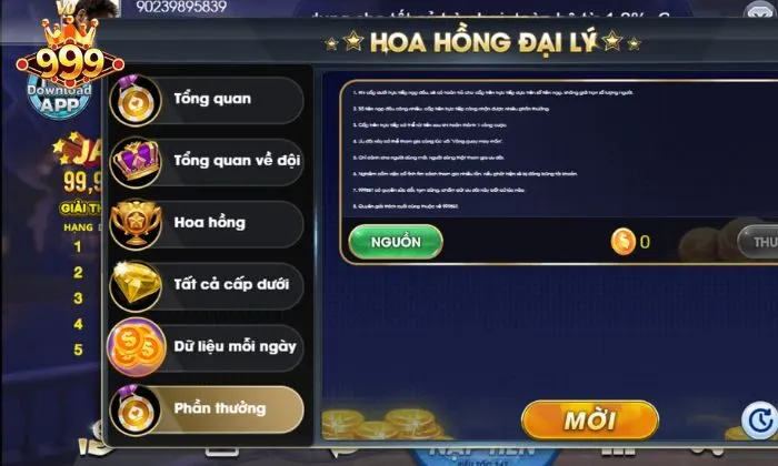 999BET cung cấp đến đại lý nhiều sự kiện hấp dẫn 