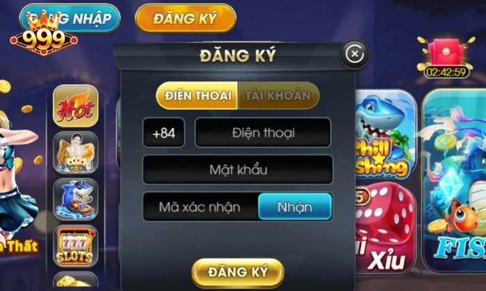 Đăng ký 999bet Đăng ký tài khoản để sử dụng được những ưu đãi của nhà cái một cách hiệu quả