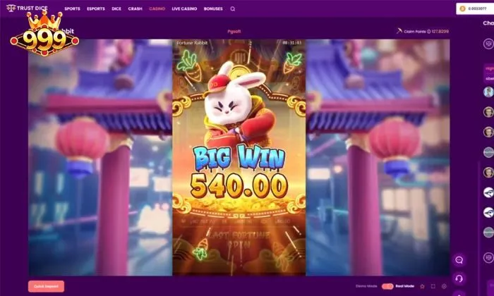 Fortune Rabbit 999BET Chọn thời điểm “vàng” để quay thưởng giúp nâng cao tỷ lệ nổ hũ