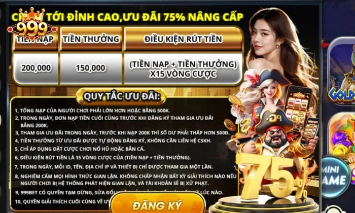 Game bài 999BET Đăng ký tài khoản thành viên tại cổng game bài 999BET