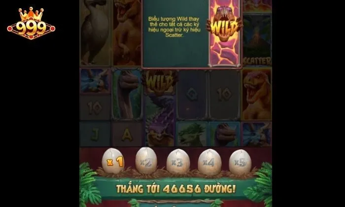 Biểu tượng Wild có khả năng thay thế tất cả các biểu tượng khác