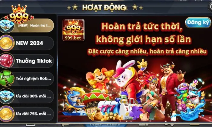 Liên hệ tới tổng đài 999BET 24/7 để giải quyết thắc mắc