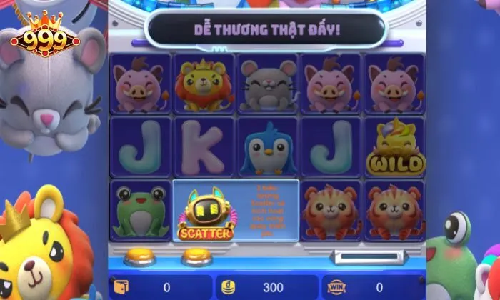 Biểu tượng Scatter xuất hiện liên tục giúp người chơi dễ thắng