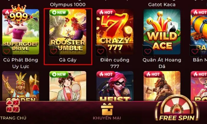 Bỏ túi mẹo chơi Rooster Rumble 999bet luôn thắng