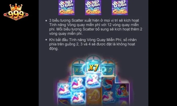 Sử dụng các tính năng đặc biệt như Scatter, guồng số nhân để nâng cao tỷ lệ thắng cược